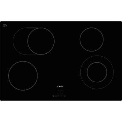 Bosch Classixx PKN811D17E 80cm Quick-Therm Ceramic Hob in Black